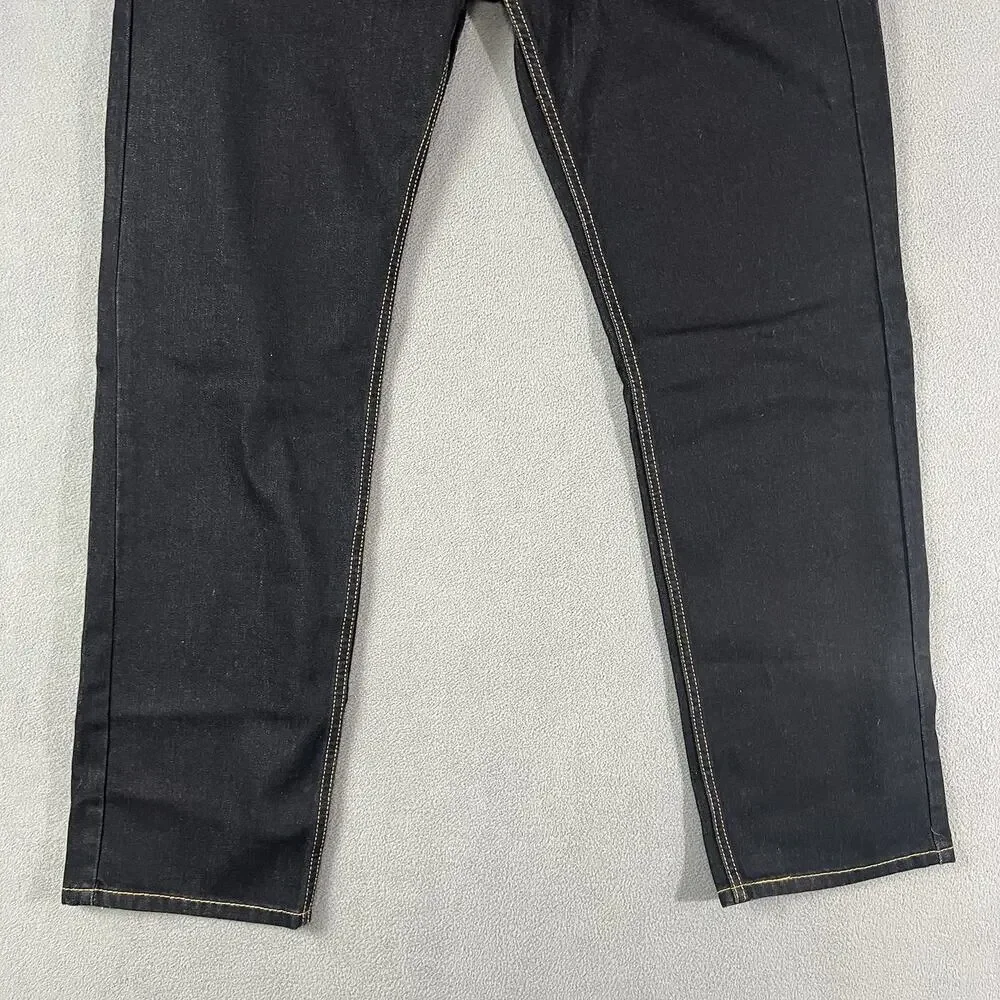 Levis 505 Jeans Mens 36X32 Blue Straight Leg Grunge Skater Rocker Casual